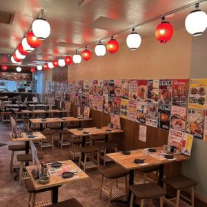 川越店の店内風景。