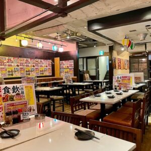 高田馬場店の店内風景。