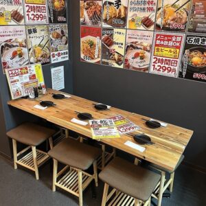 川越店の店内風景。