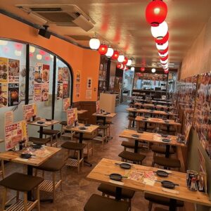 川越店の店内風景。