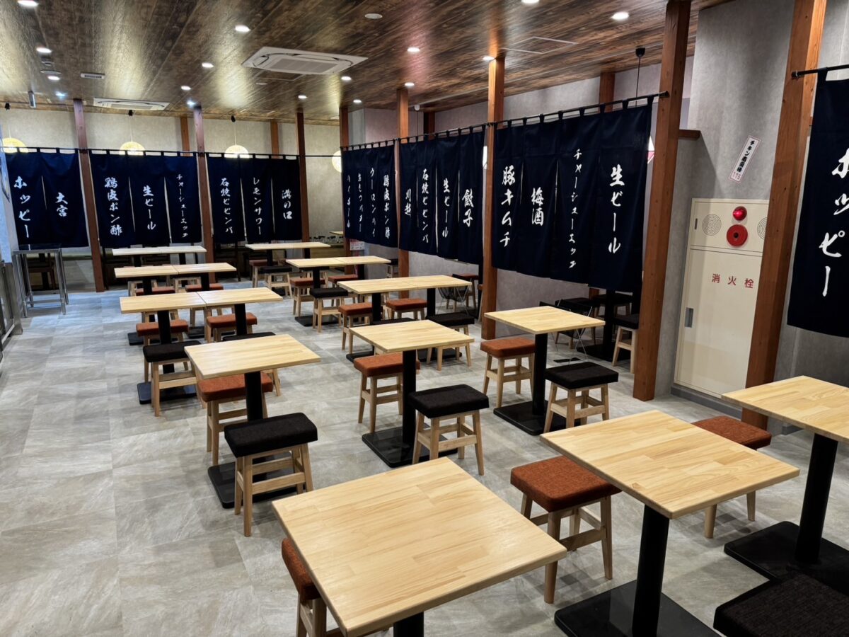 橋本店の店内風景